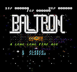 Baltron title screen for Famicom